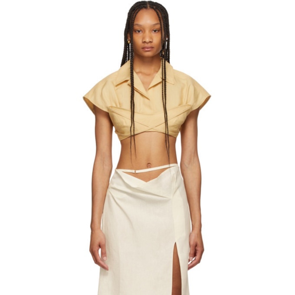 Jacquemus Yellow Le Haut Santon Shirt